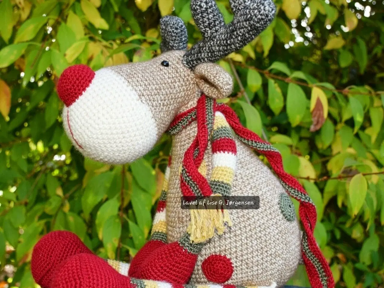 Billede 4 - Jule-rensdyr, håndarbejde