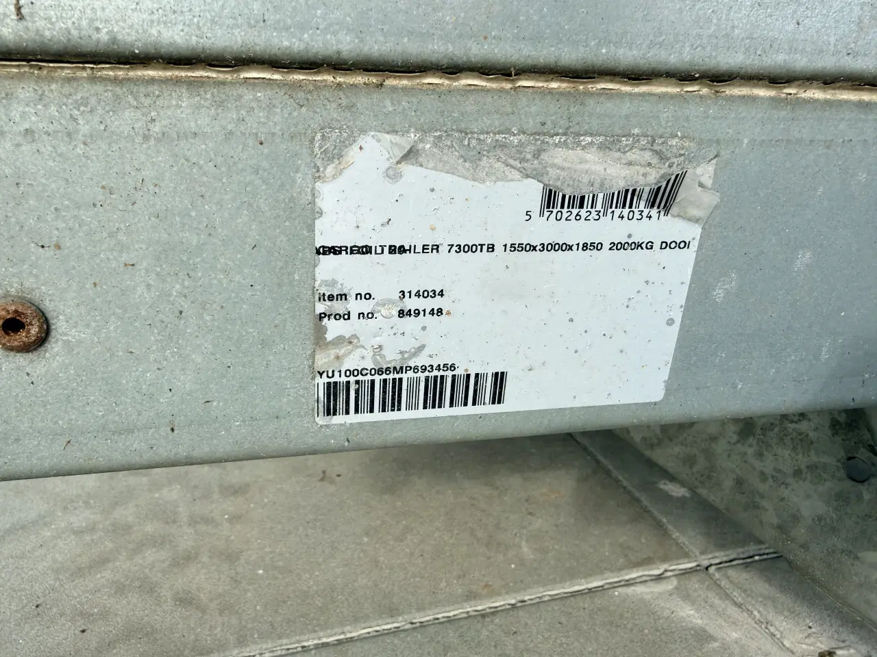 Billede 6 - Lukket trailer Brenderup 7300TB