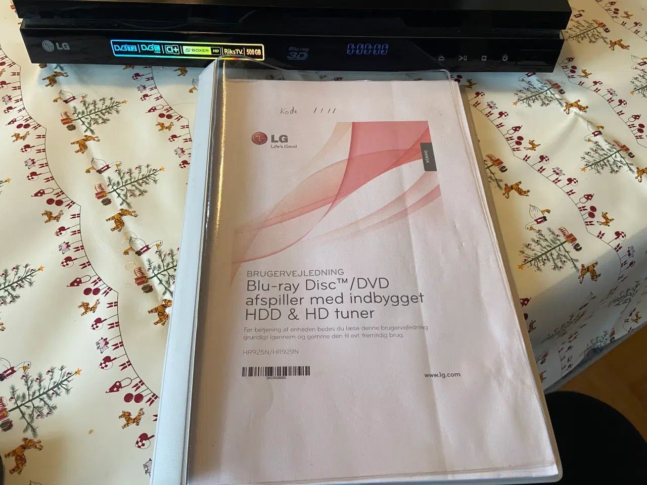 Billede 2 - LG BluRay afspiller og harddisk optager