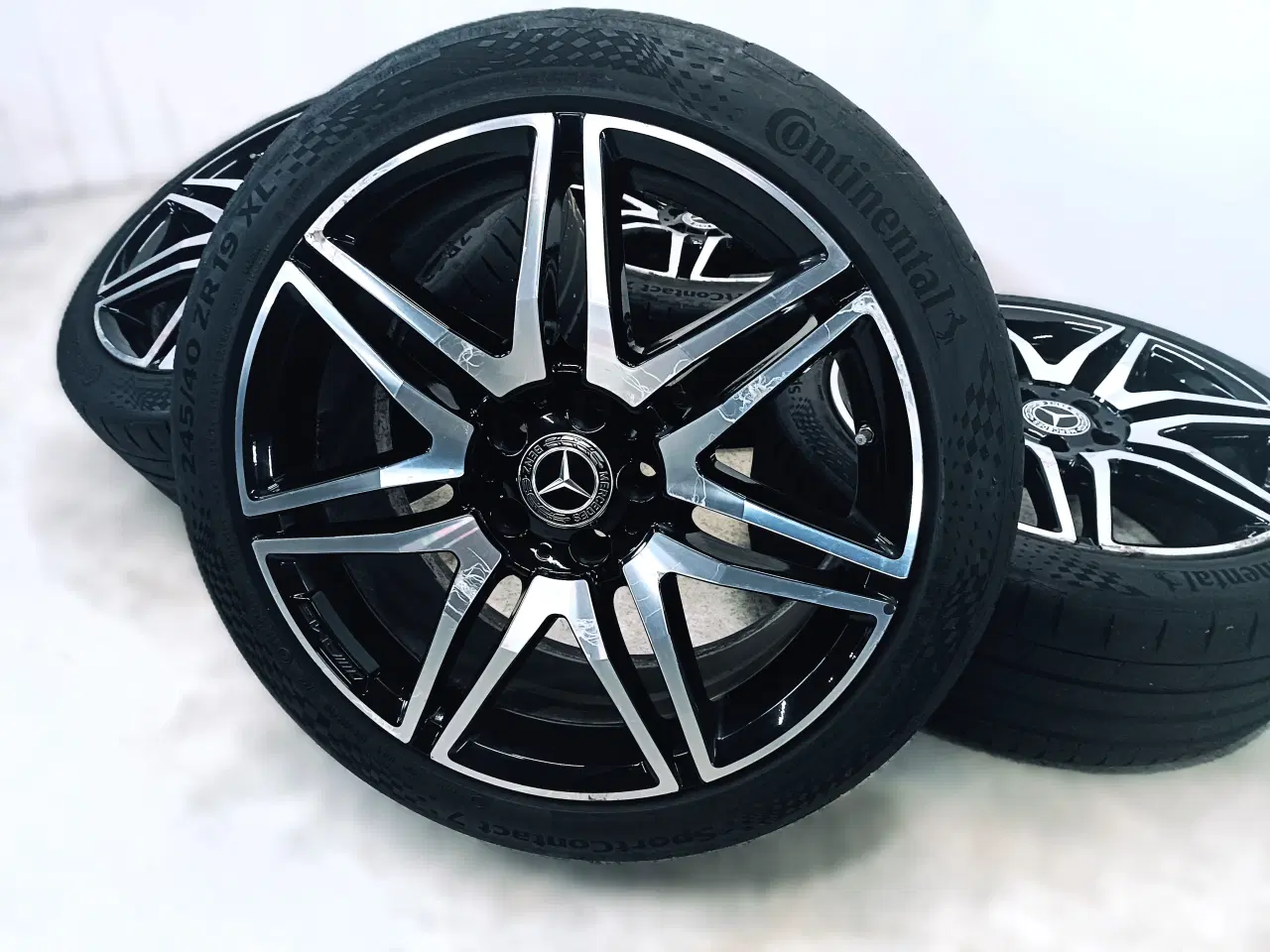 Billede 6 - 5x112 19" ET48 nav 66,6ø Mercedes sommersæt inkl.T