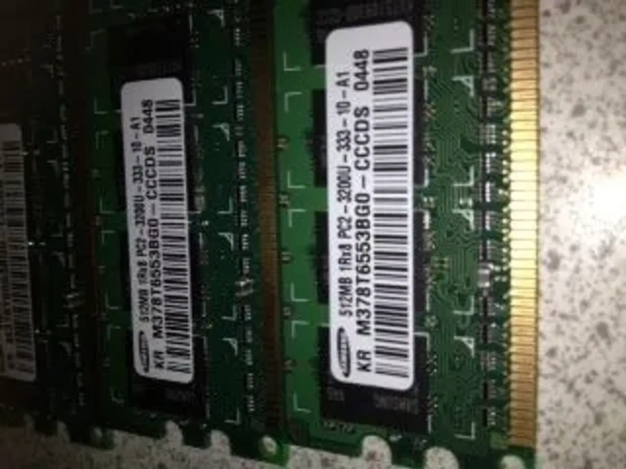 Billede 2 - 2 ud af 4 stk Samsung DDR2 ram a 512MB