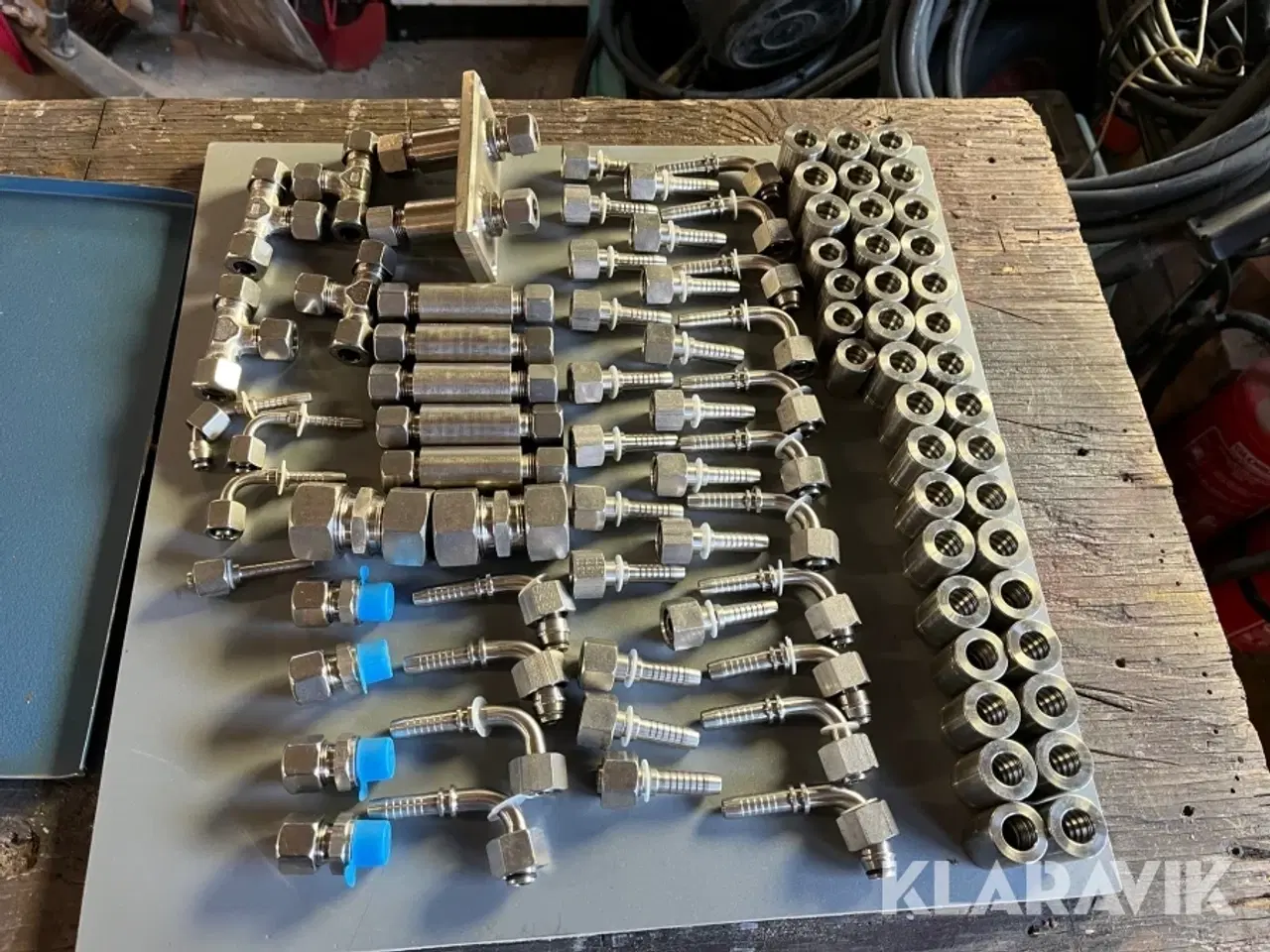 Billede 3 - Hydraulik nipler 34 sæt