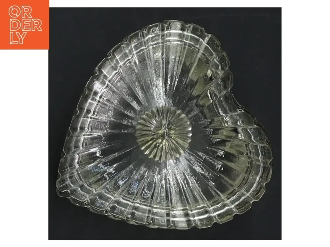 Billede 3 - Hjerte Glaskrukke med låg (str. 12x9 cm)