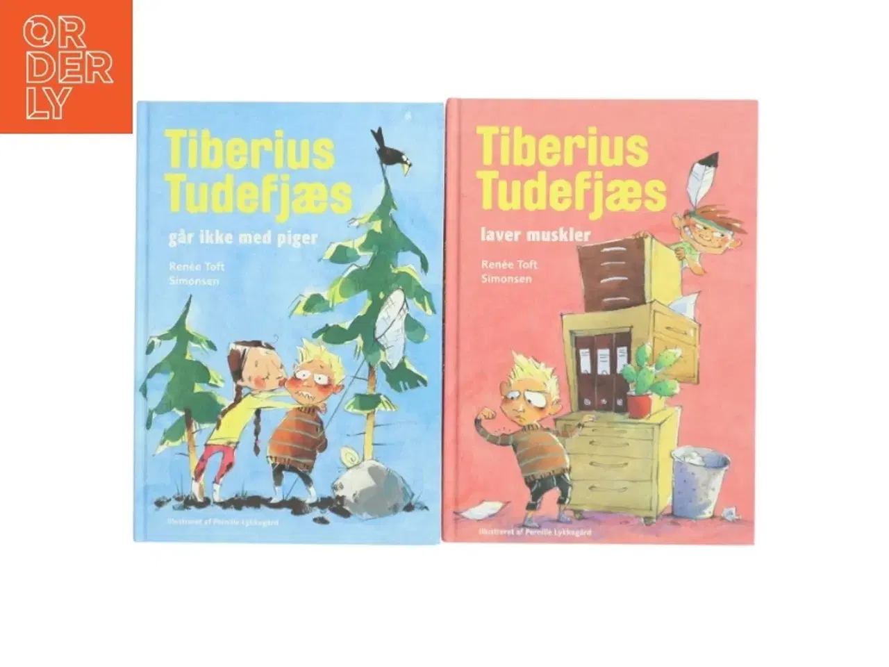 Billede 1 - Tiberius Tudefjæs : går ikke med piger af Renee Toft Simonsen (Bog)