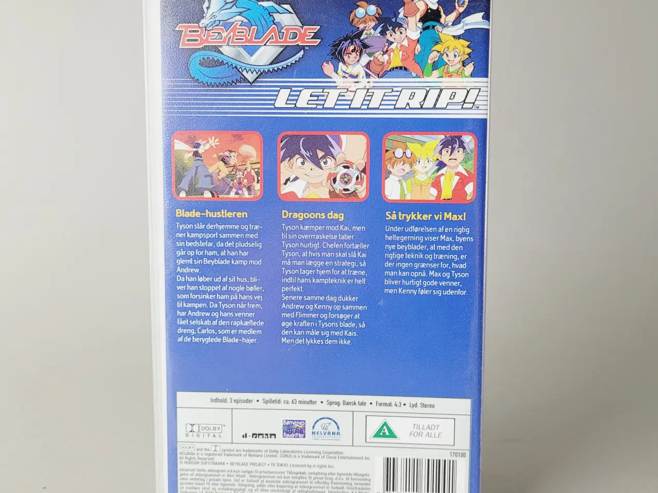 Billede 2 - ⭐️: Beyblade 1 - Let It Rip! (VHS) – Dansk tale