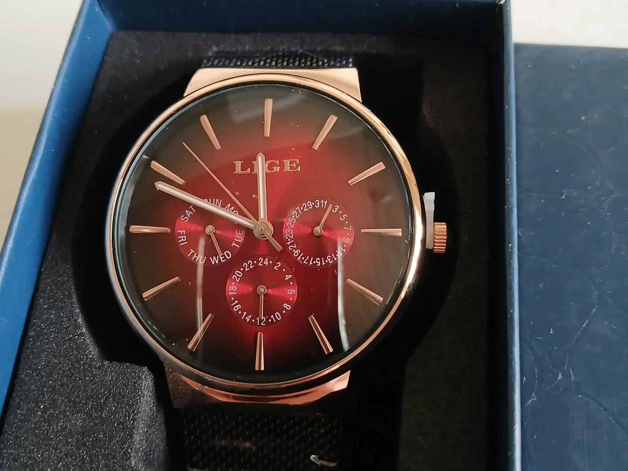 Billede 1 - Lige fashion herre kuksus kvarts armbånds ur (U7)
