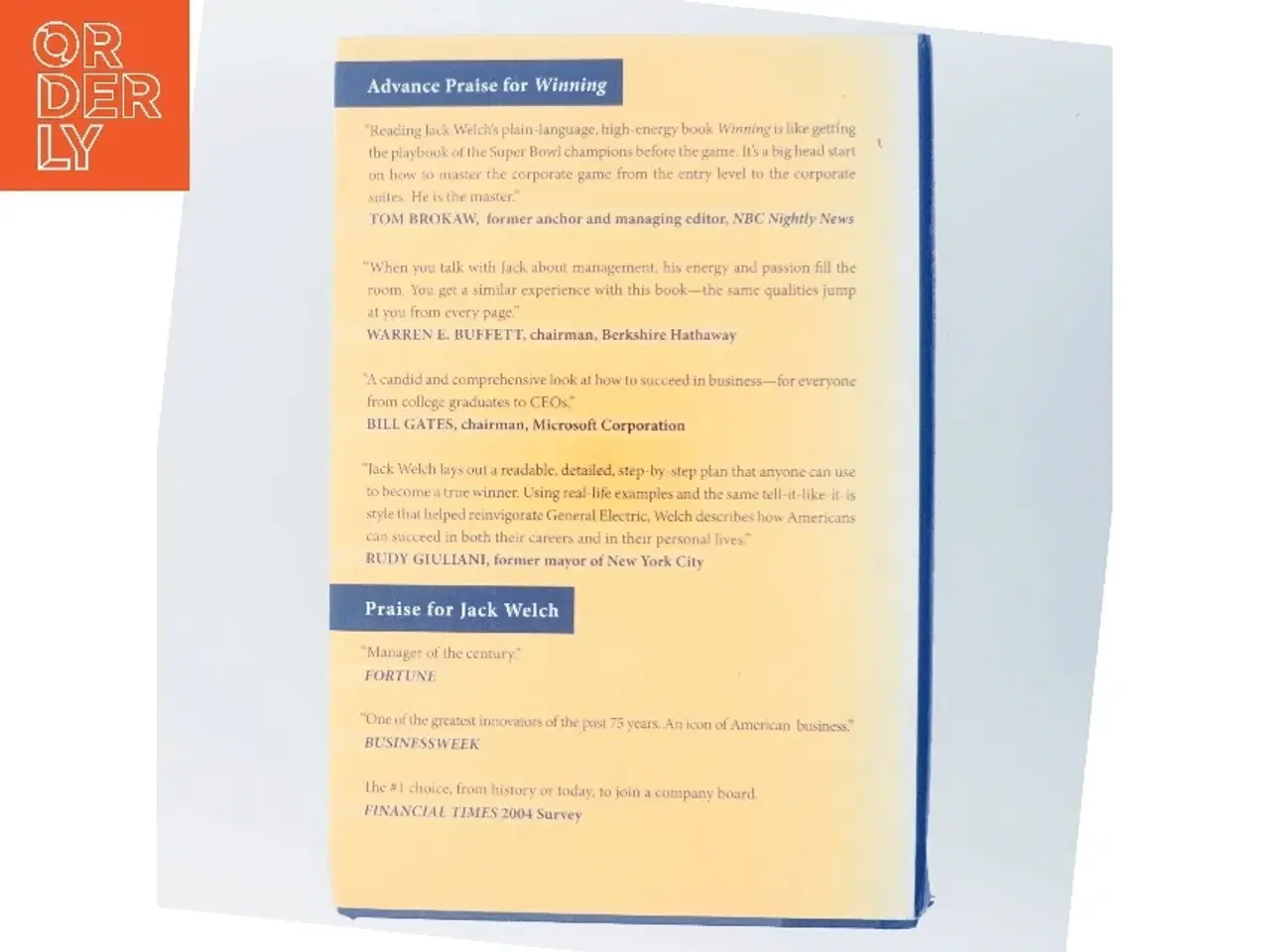 Billede 3 - Winning af Jack Welch (Bog)