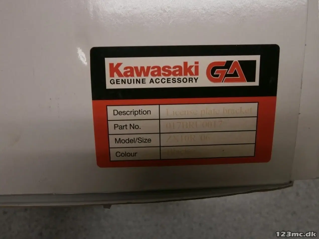 Billede 2 - Nummerpladeholder, ZX10R ´06