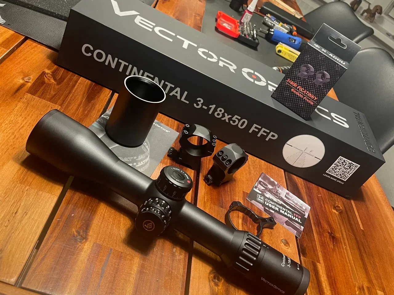 Billede 3 - Vector continental 3-18x50 FFP IR
