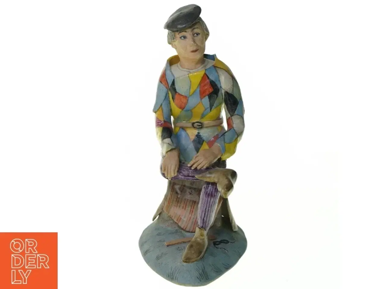 Billede 1 - Figur af Harlekin (str. 17 x 8 x 11 cm)