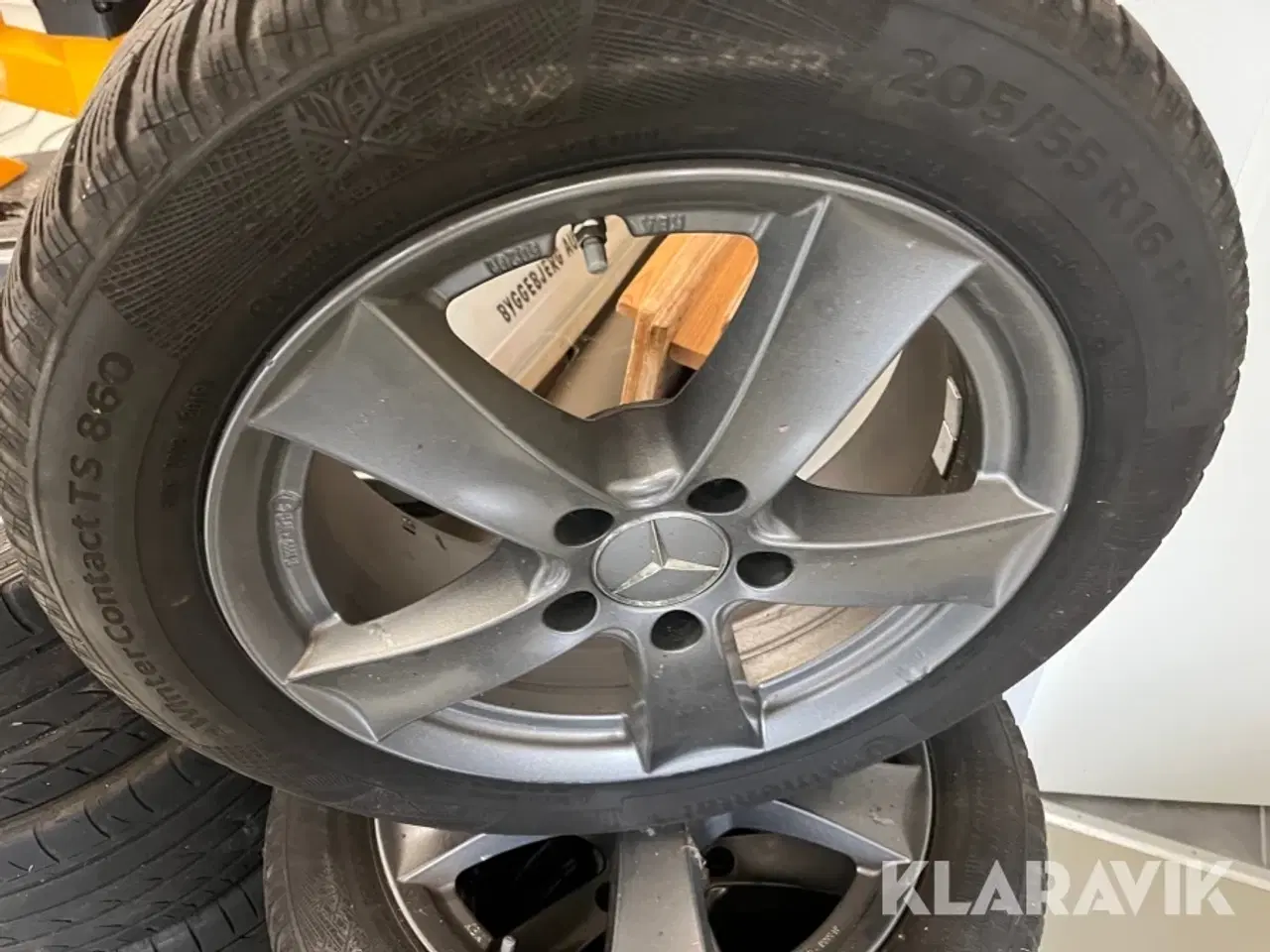 Billede 6 - Fælge med dæk til Mercedes Continental 205/55 R16 94H extra load