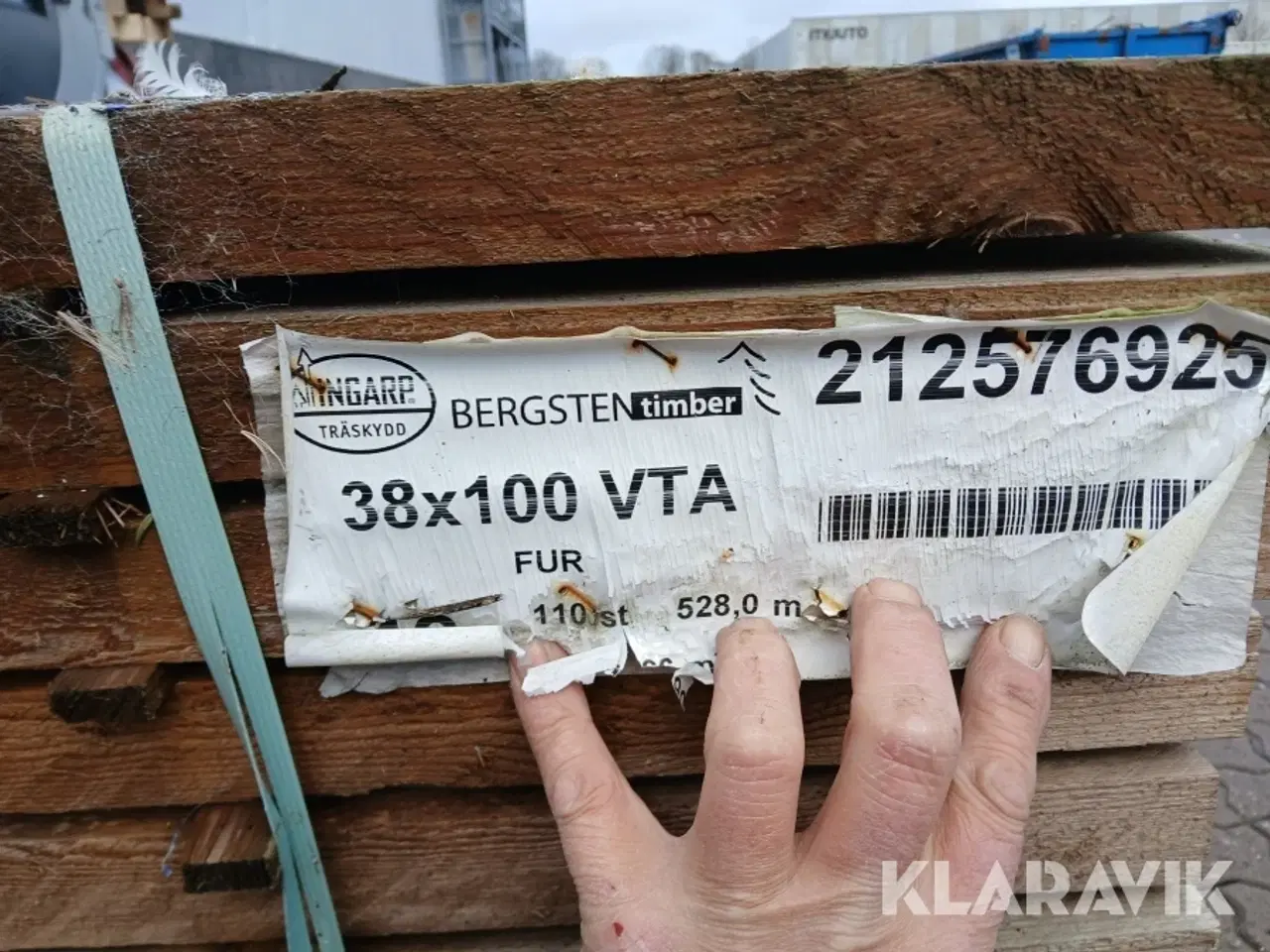 Billede 2 - Trykimprægneret reglar/planker kvinta