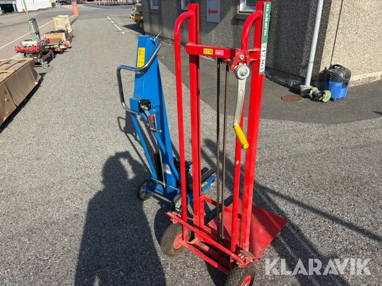Billede 2 - Sækkevognsløfter - mini manuel stabler - 2 styks