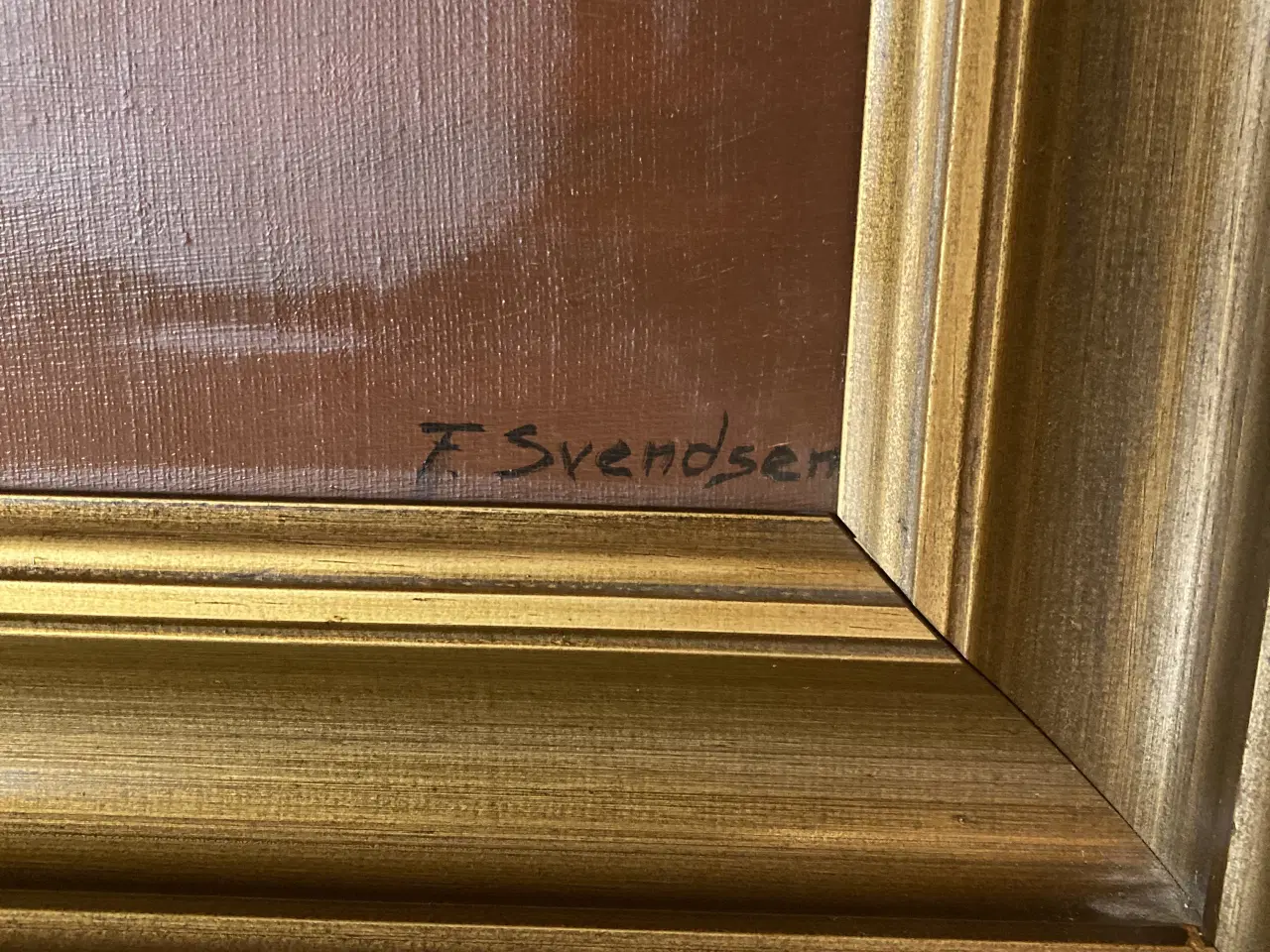 Billede 2 - Maleri F W Svendsen 