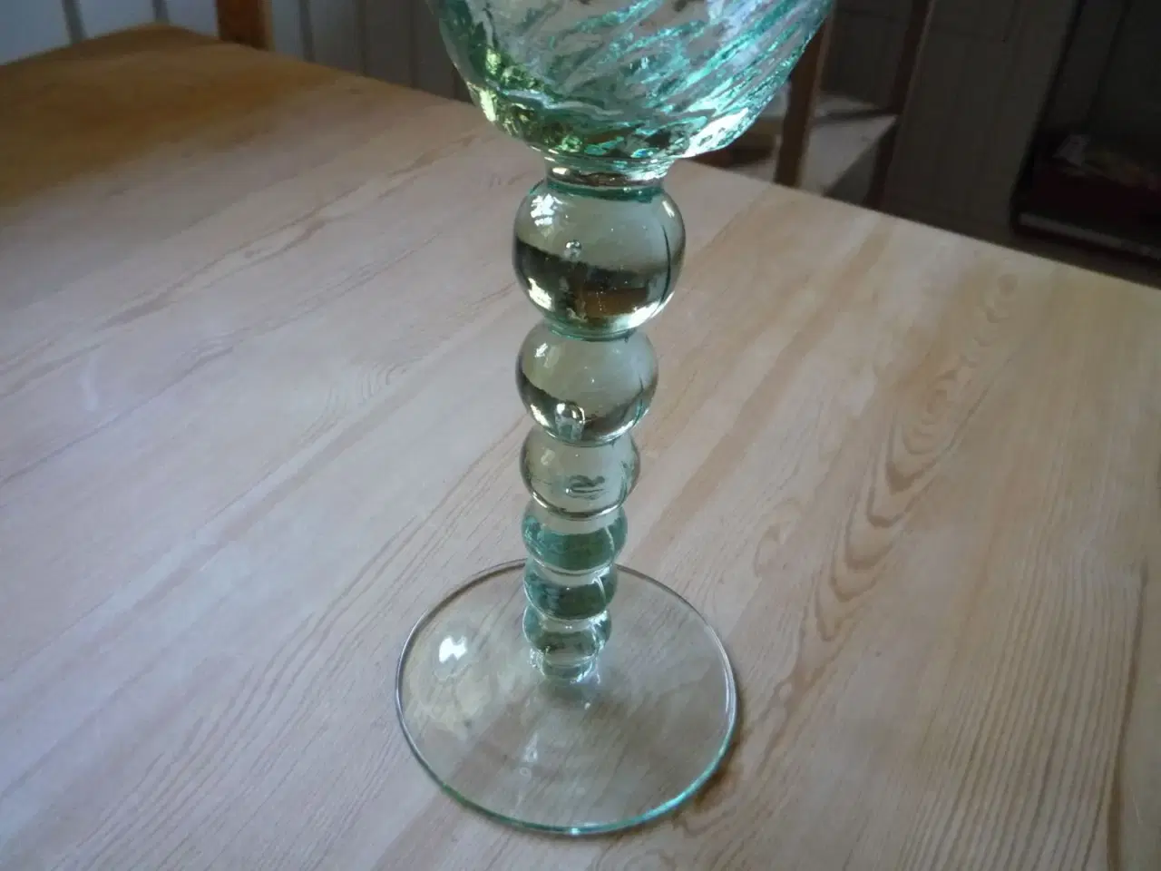 Billede 3 - Super flot glas til lys eller blomster
