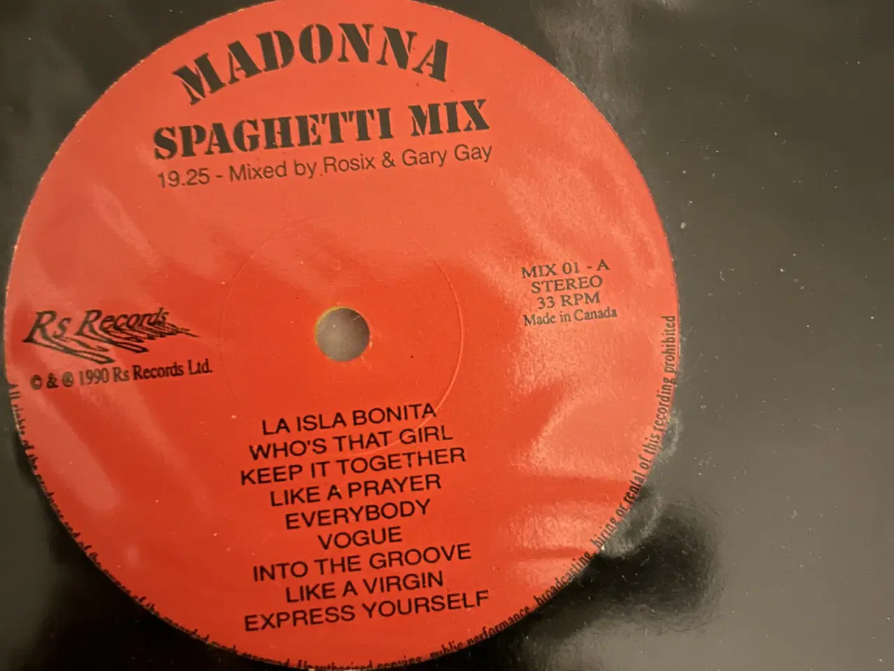 Billede 2 - LP Madonna Mix 