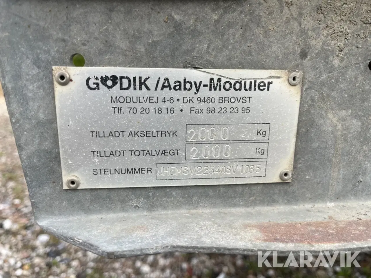 Billede 5 - Personalevogn Scanvogn / Godik 2000kg