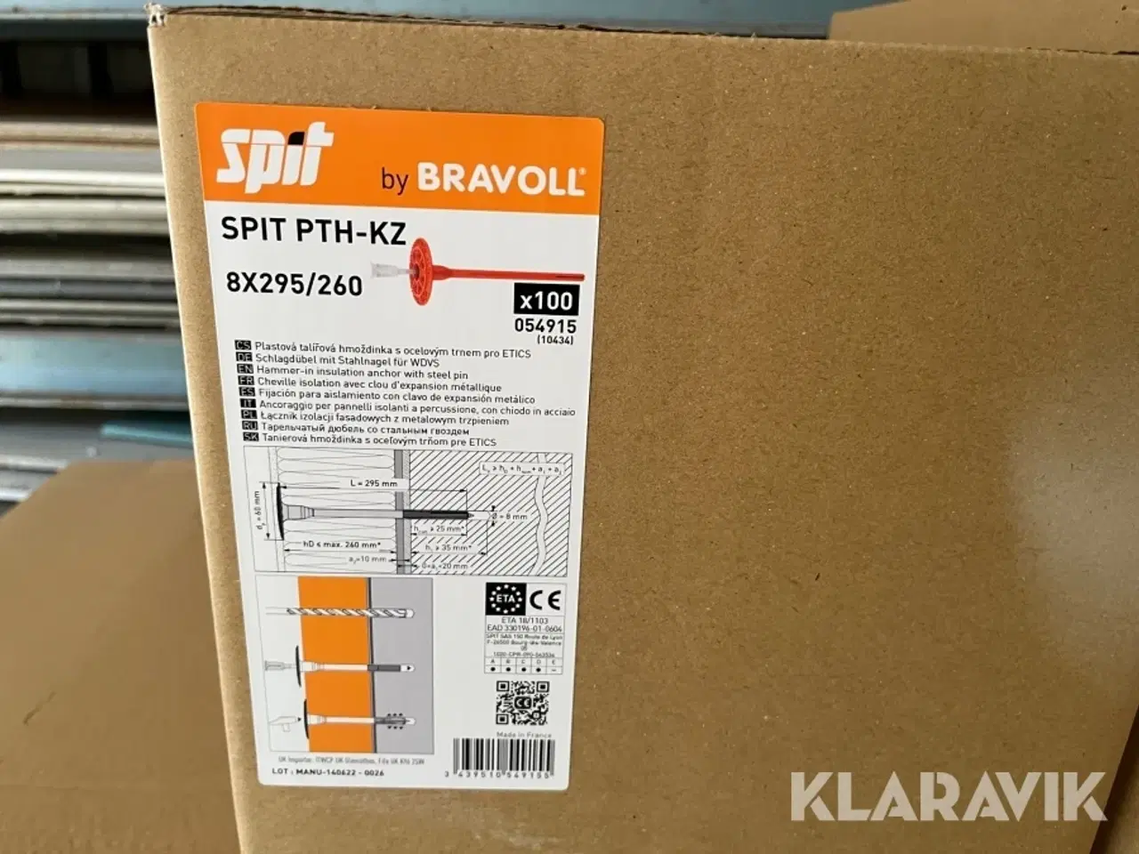 Billede 3 - Isoleringsanker Spit PTH-KZ/CB 15 kasser