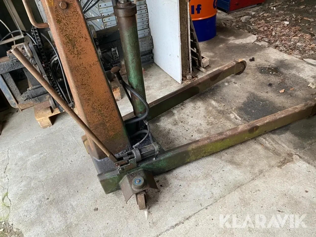 Billede 2 - Motor kran J. Häggmann 1,5 tons
