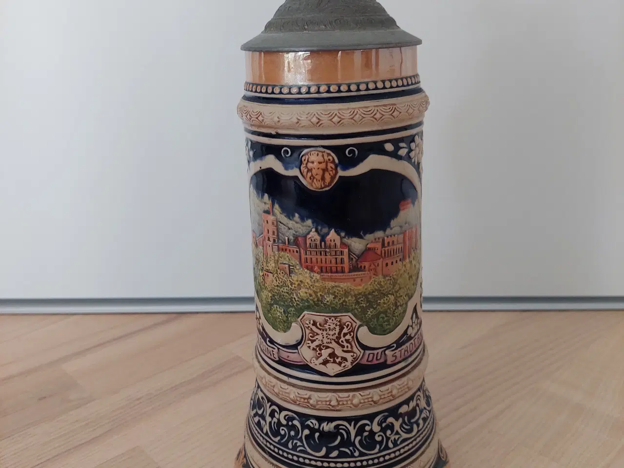 Billede 2 - Tysk ølkrus med spilledåse