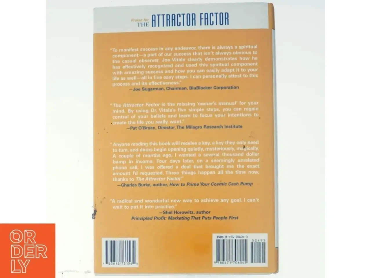 Billede 3 - The Attractor Factor af Joe Vitale (Bog)