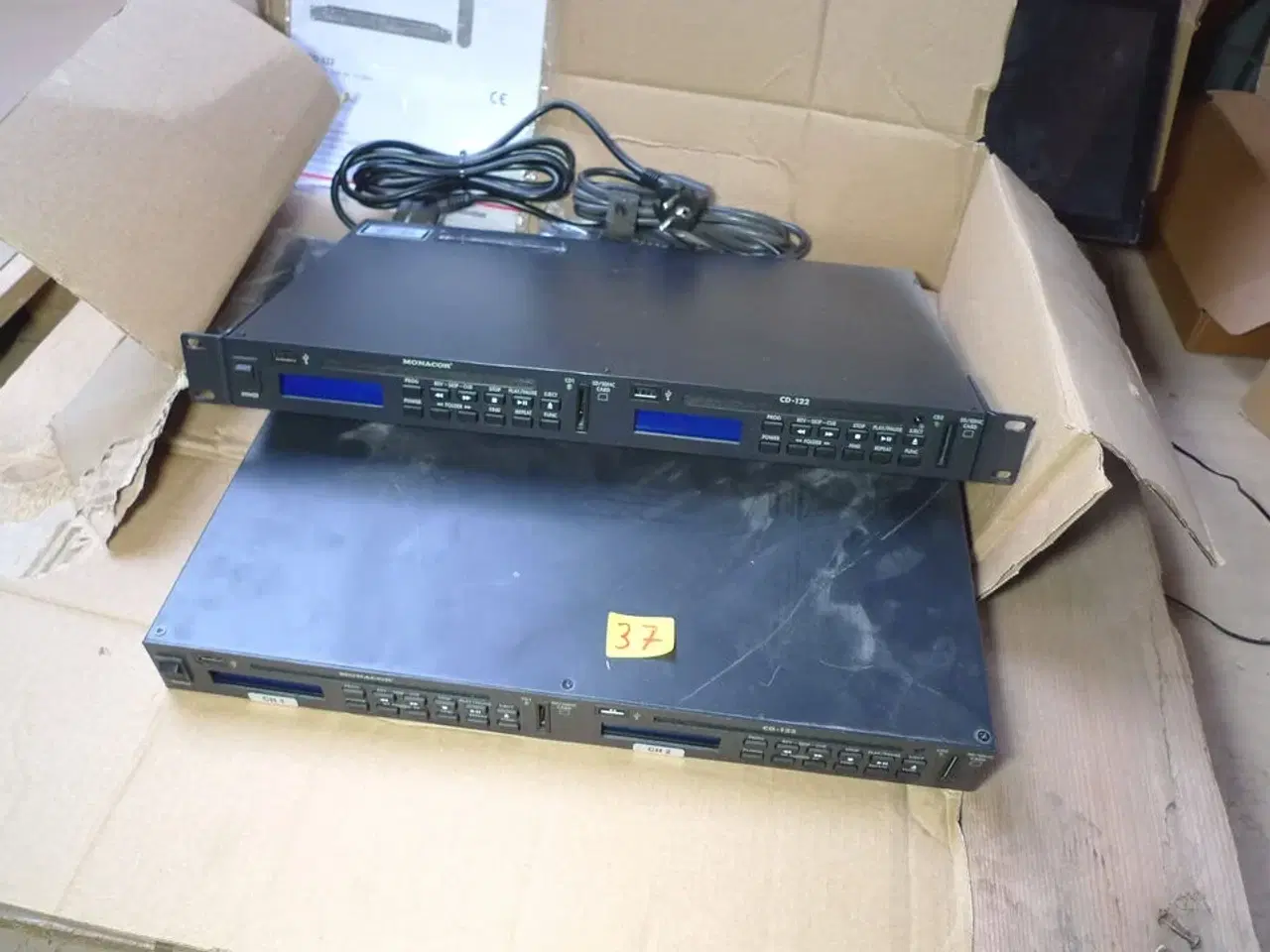 Billede 1 - 2 stk. Monacor medie afspillere CD-122