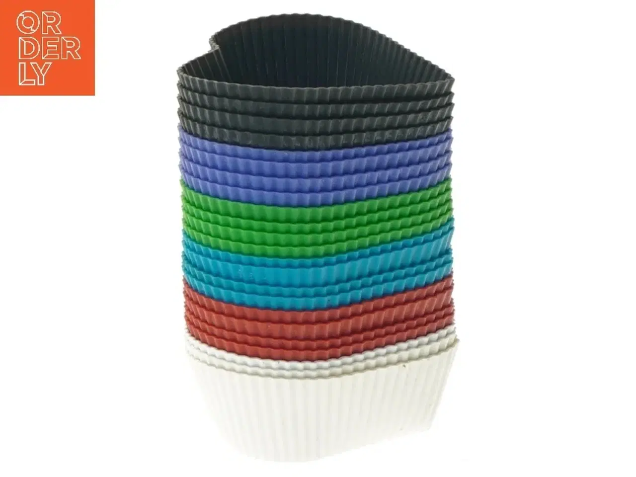 Billede 1 - Silikone muffinforme i forskellige farver (str. 3x9x7,5 cm)