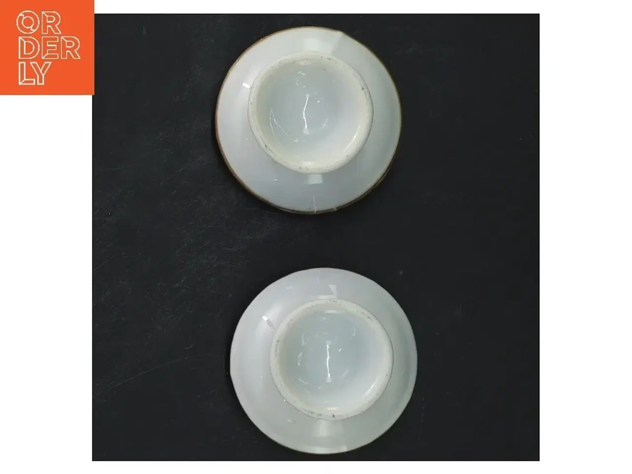 Billede 2 - Klassiske porcelæns lysestager (str. Ø 6,5 cm)