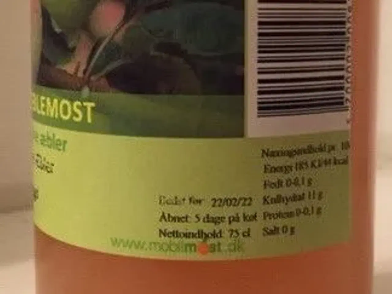 Billede 3 - Æblemost - Økologisk - 0,75 liter flaske