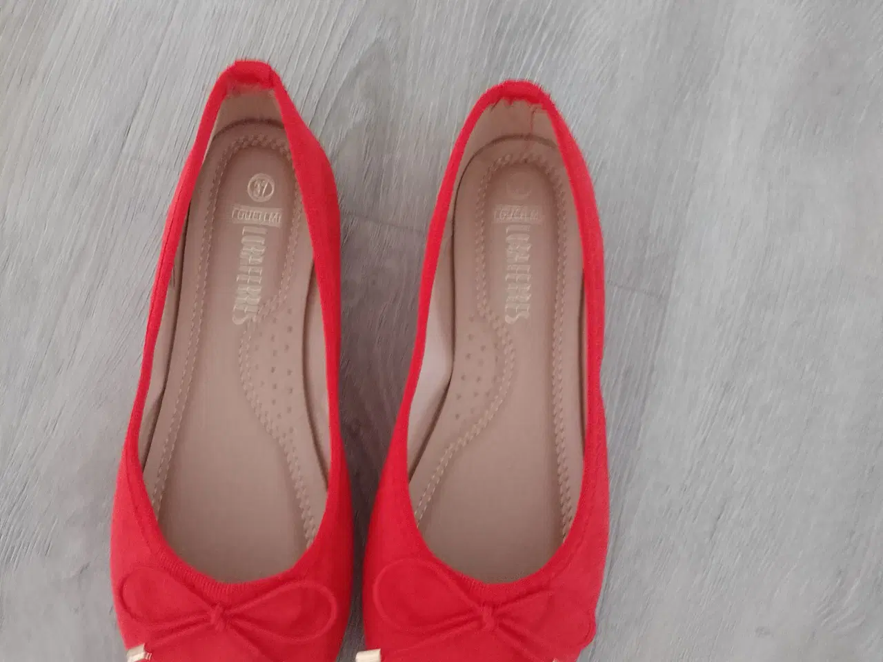 Billede 1 - Røde Ballerina sko 