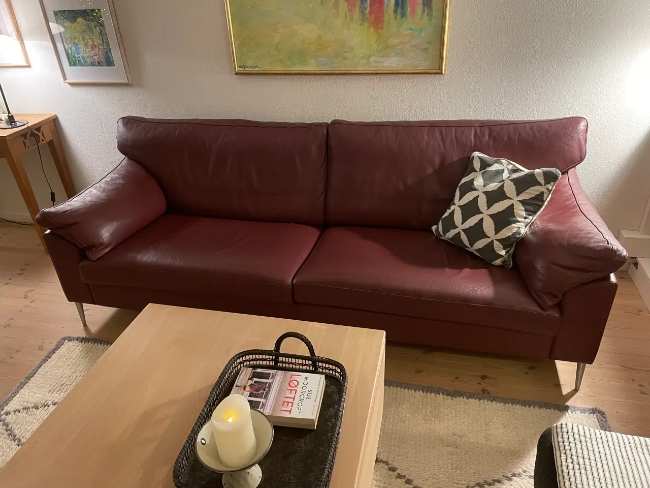 Billede 2 - Søren Lund 329 sofa i okseblodsfarve.