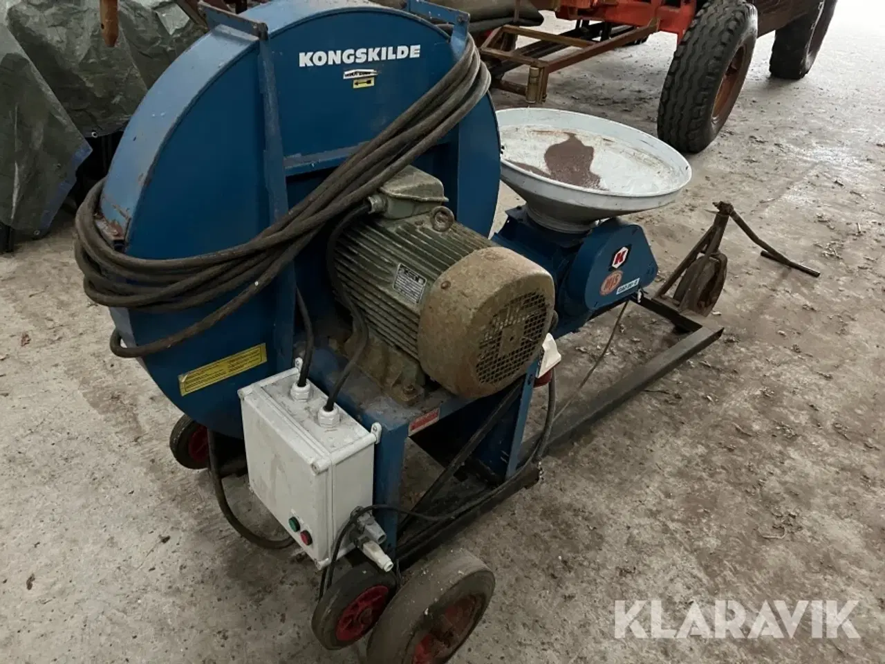Billede 3 - Kornblæser Kongskilde TRL150 med cellesluse CAD20-2