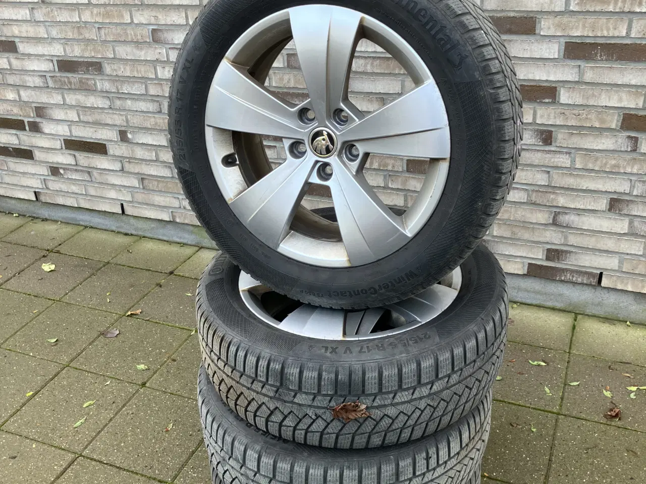 Billede 1 - Orginale Skoda Alufælge 5 x 112 m Continental vint