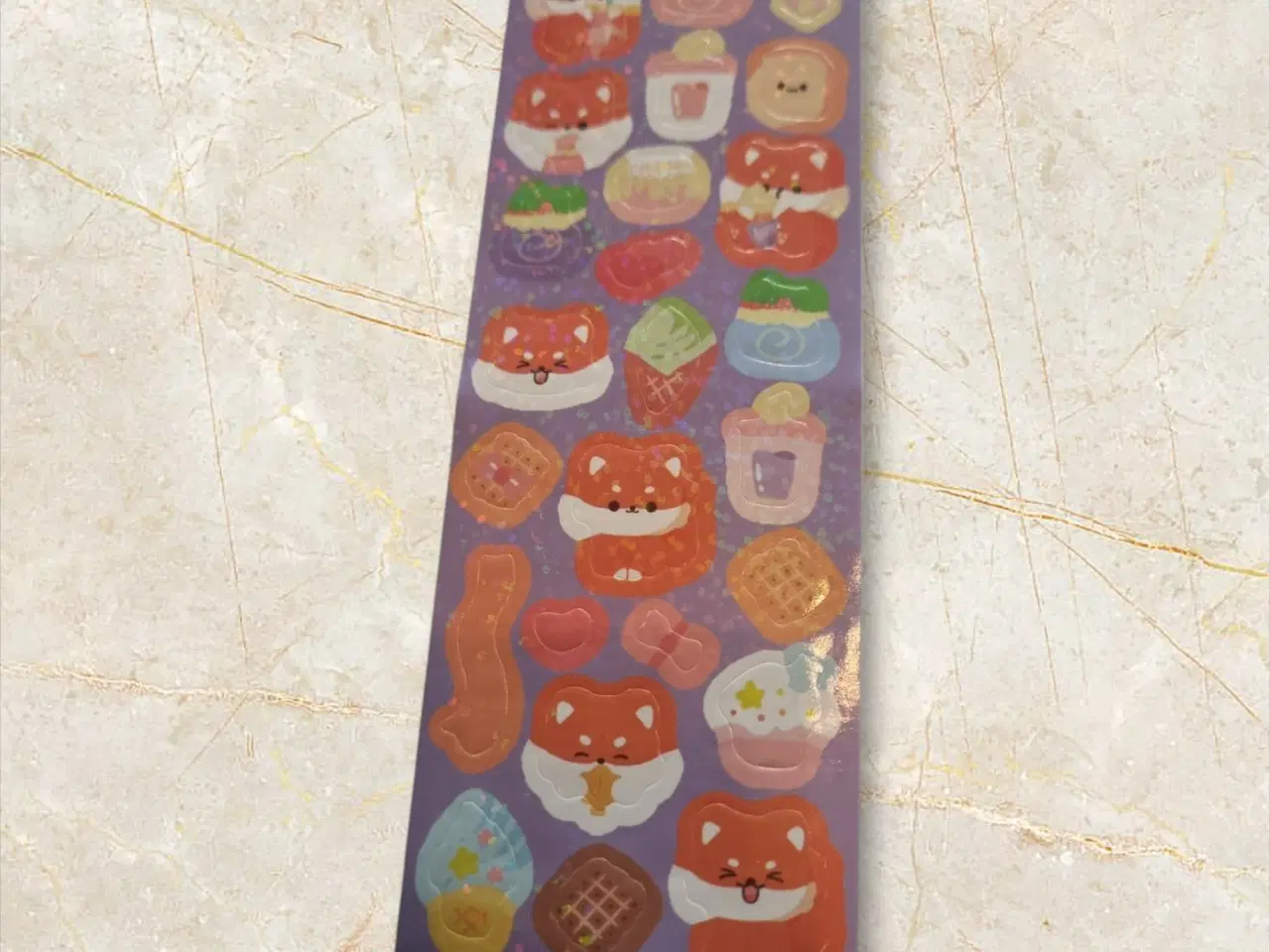 Billede 1 - Søde og Sjove Klistermærker med Shiba Inu og Snack