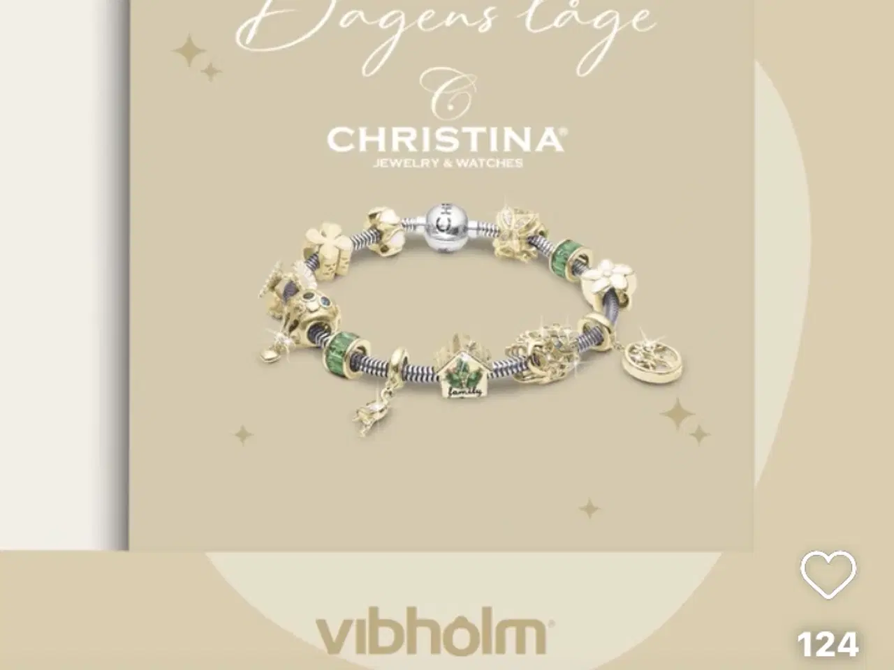 Billede 1 - Christina armbånd med charms