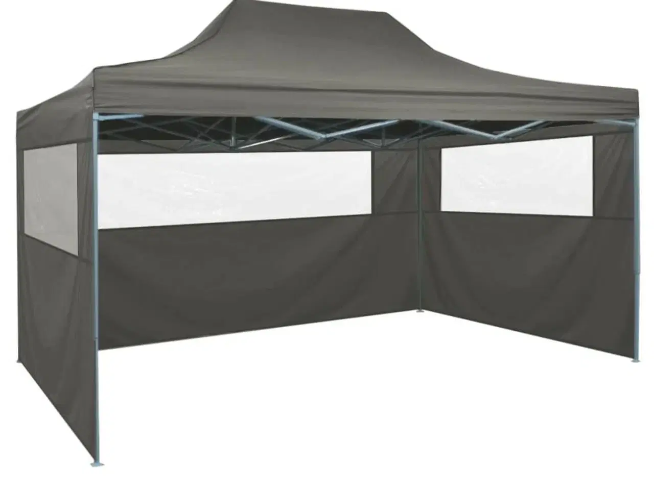 Billede 1 - Foldbart telt med 3 sidevægge 3 x 4,5 m antracitgrå