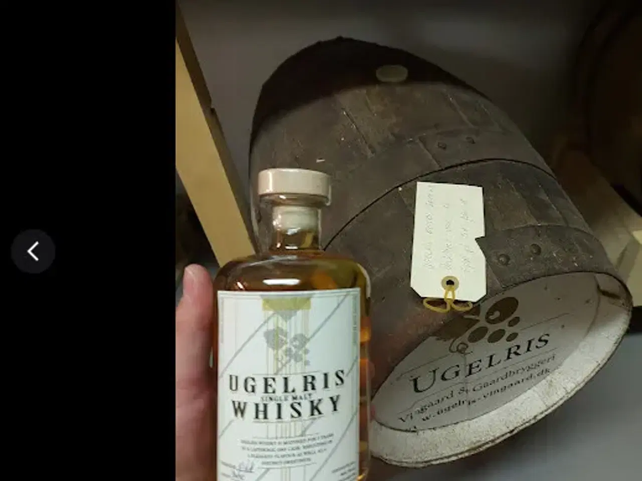 Billede 1 - Ugelris Whisky - Lagret på Laphroaig egefad.
