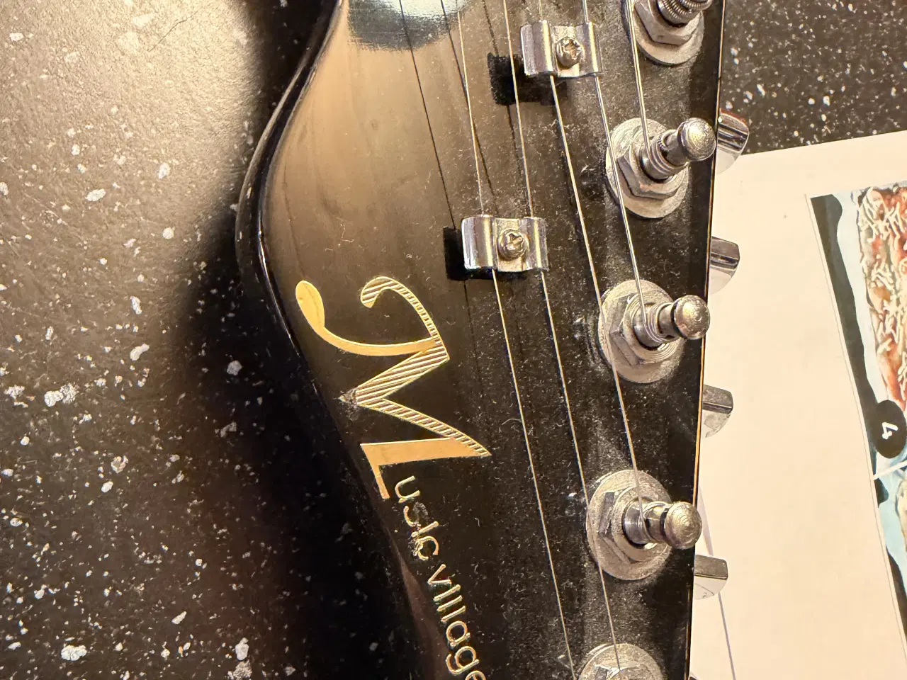 Billede 7 - Elguitar med indbygget højtaler til børn 80cm