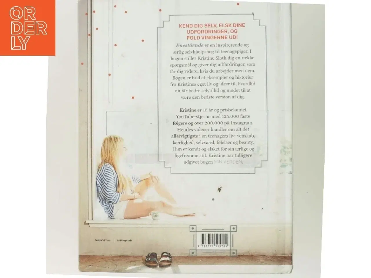 Billede 3 - Enestående : kend dig selv, elsk dine udfordringer, og fold vingerne ud! af Kristine Sloth (Bog)