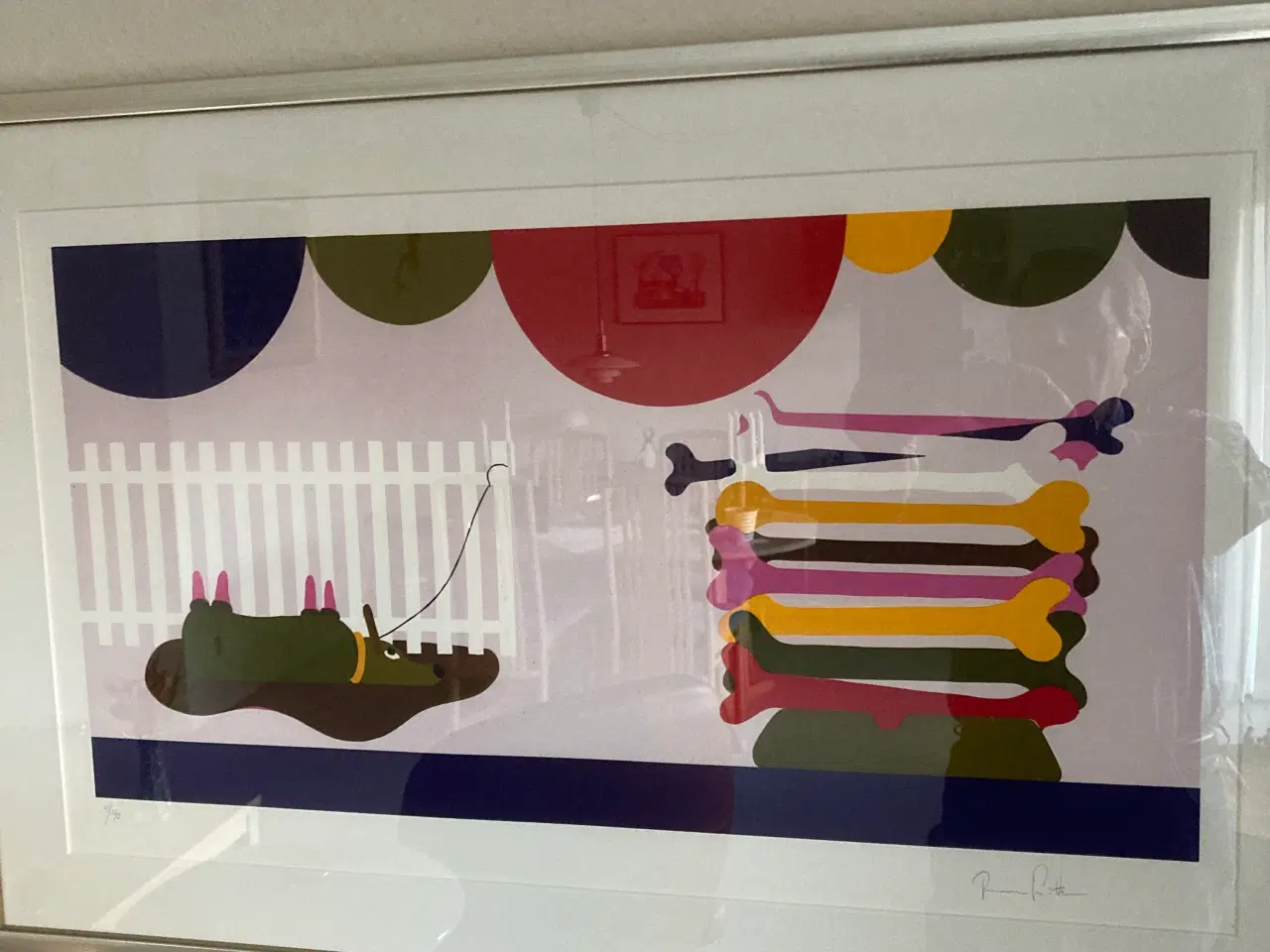 Billede 1 - Litografi Rasmus Lytken