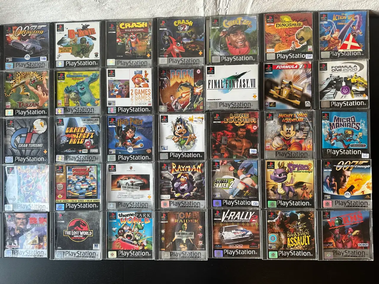 Billede 2 - 35 Stk Blandende PS1 / Sony PlayStation 1 spil til