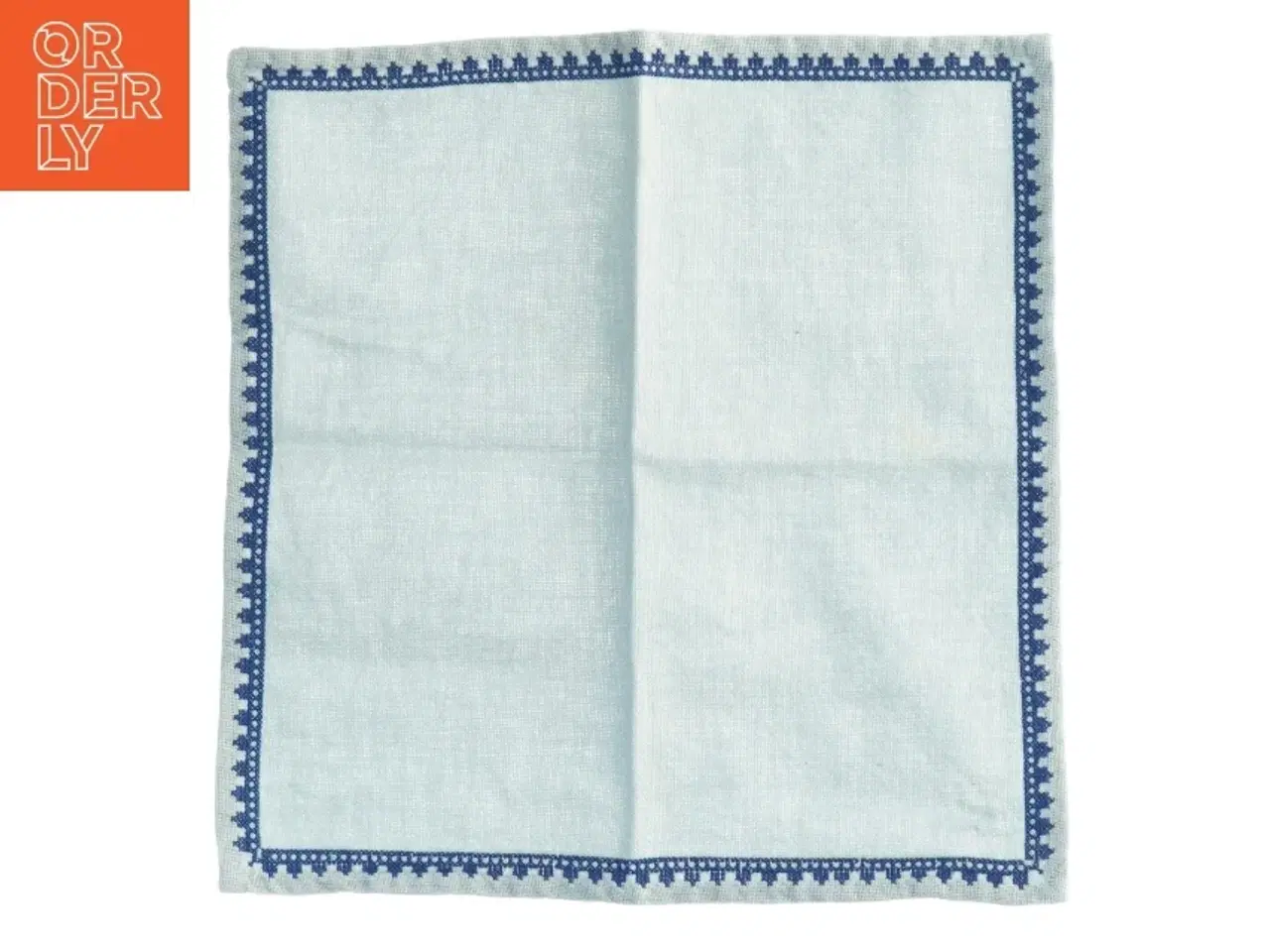 Billede 3 - Blåt bomuldsklæde (str. 31 x 31 cm)