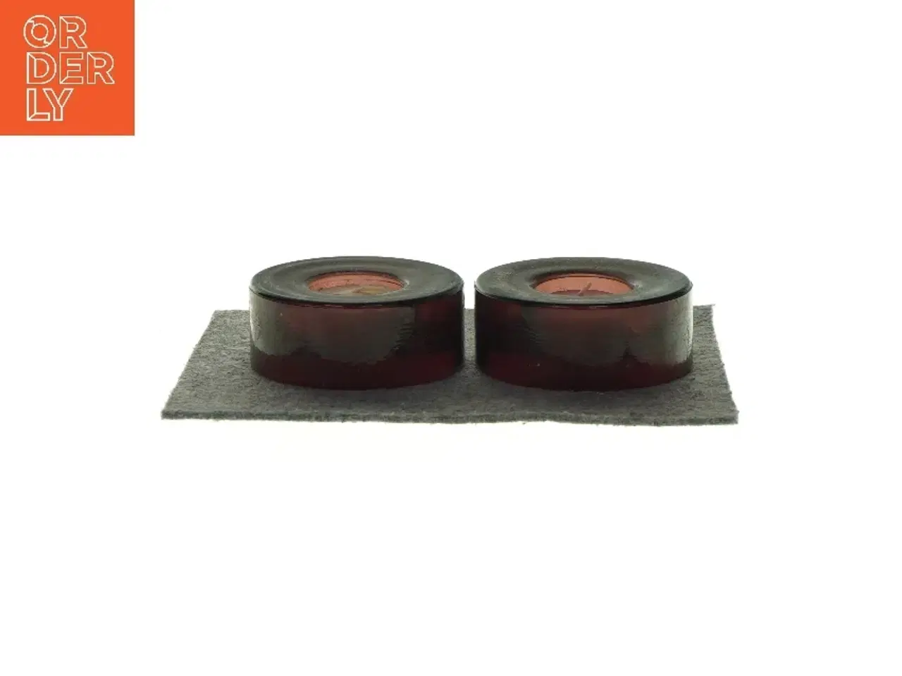 Billede 1 - Stearinlys (2 stk.) fra Ukendt (str. HØ: 4,5x10cm)