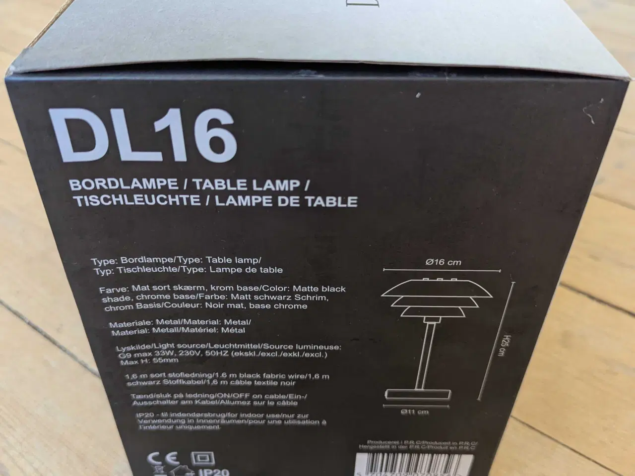Billede 2 - Dyberg Larsen, DL16 bordlampe