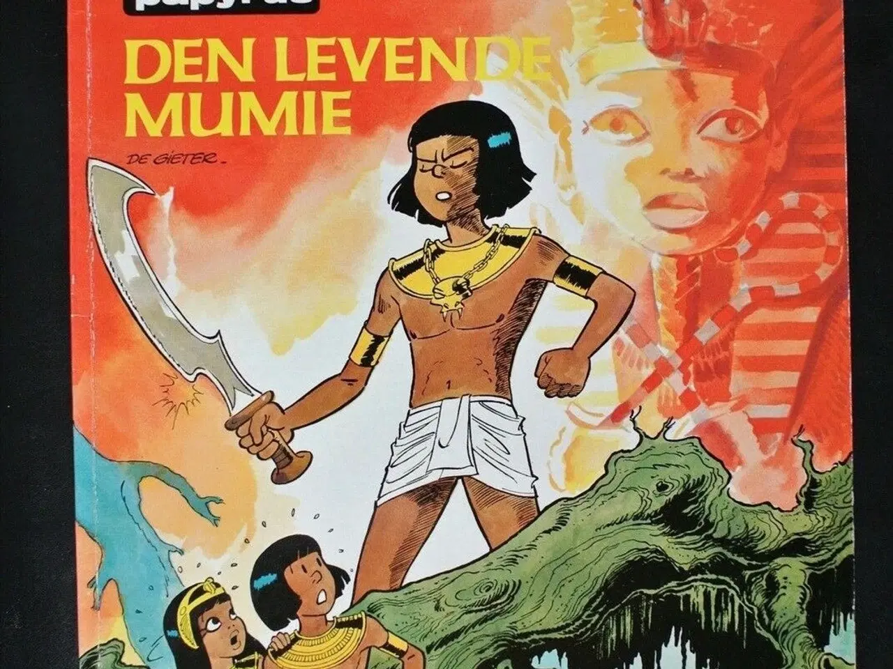Billede 1 - papyrus 1 - den levende mumie, af de gieter, Tegne