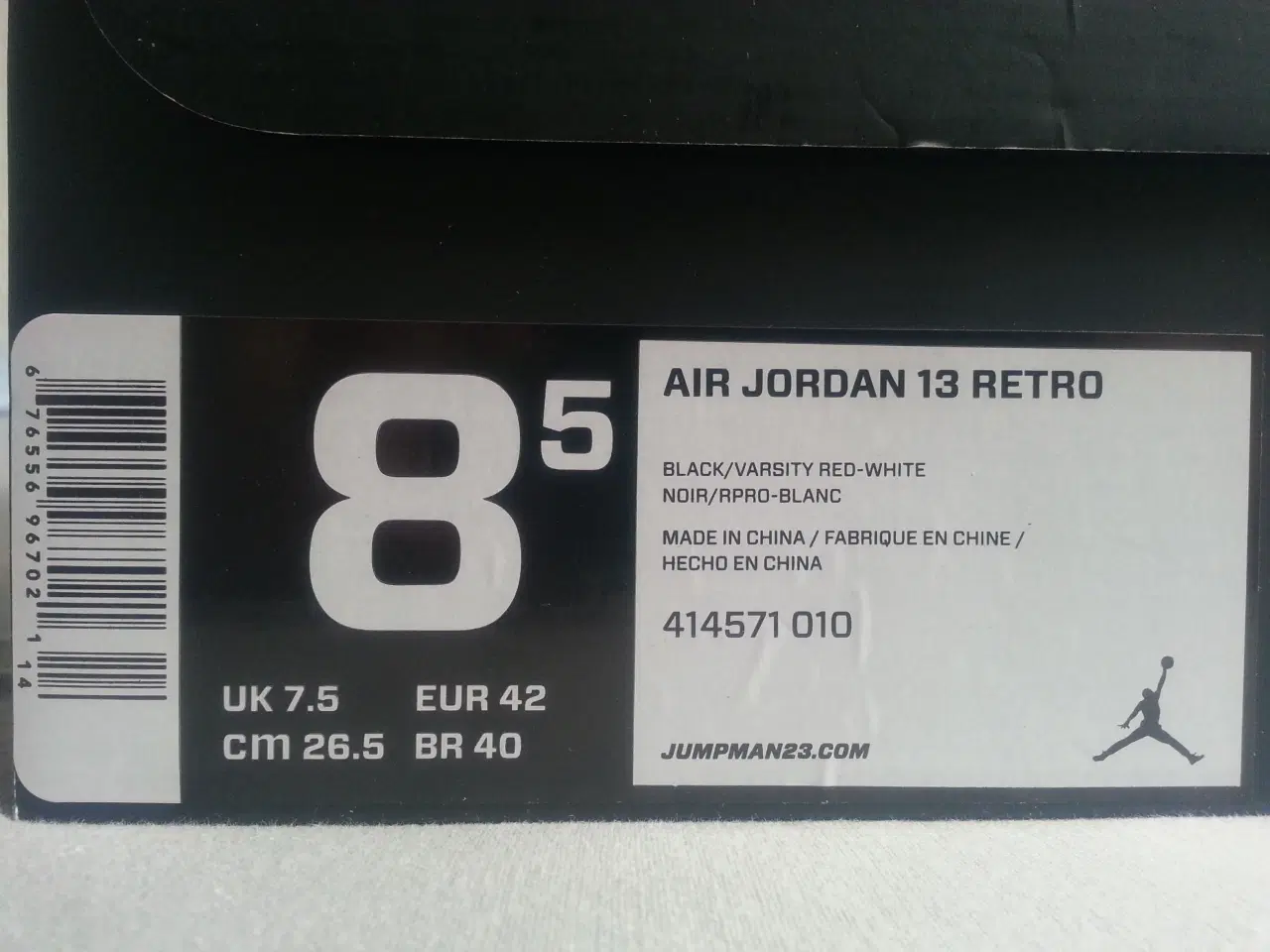 Billede 8 - Nike Air Jordan 13 Retro ''Black-Red''