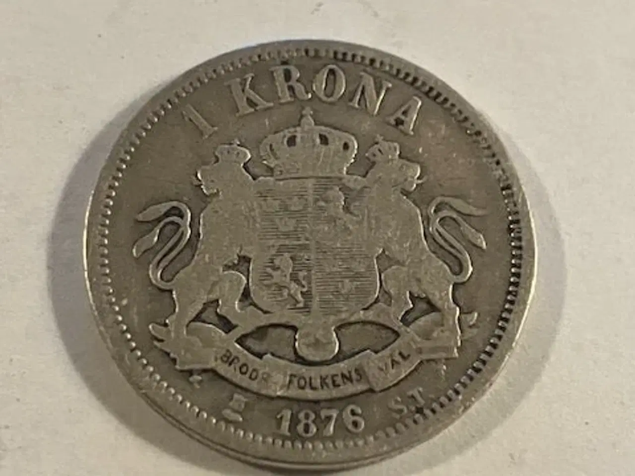 Billede 1 - 1 Krona 1876 Sverige