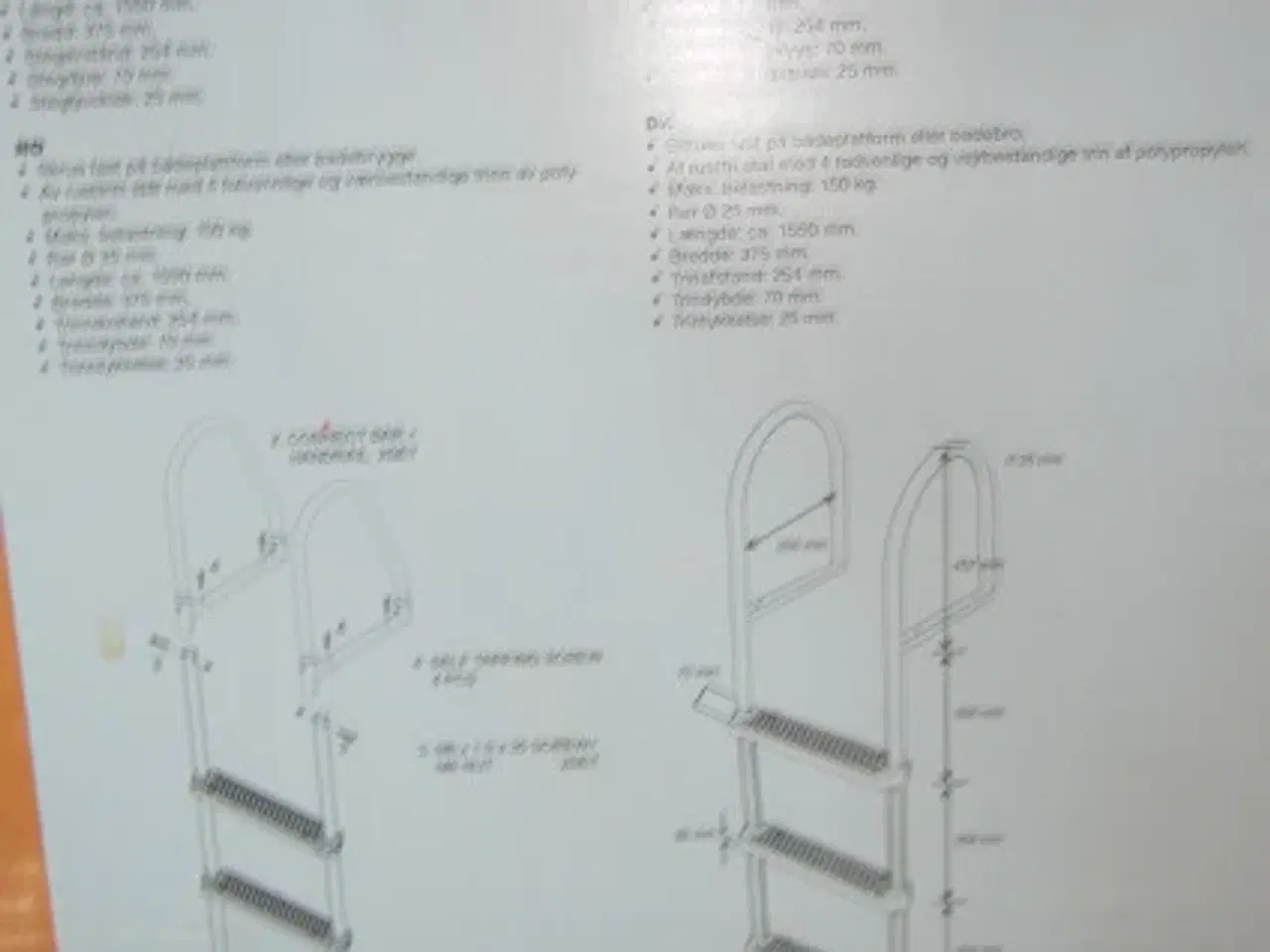 Billede 2 - båd stige, 4 step Dock  ladder