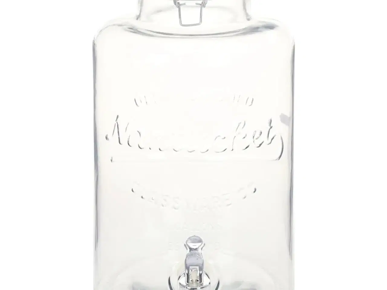 Billede 2 - Vanddispenser XXL med tappehane gennemsigtig 8 l glas