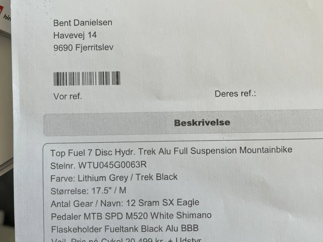 Billede 3 - trek Full suspension mountainbike